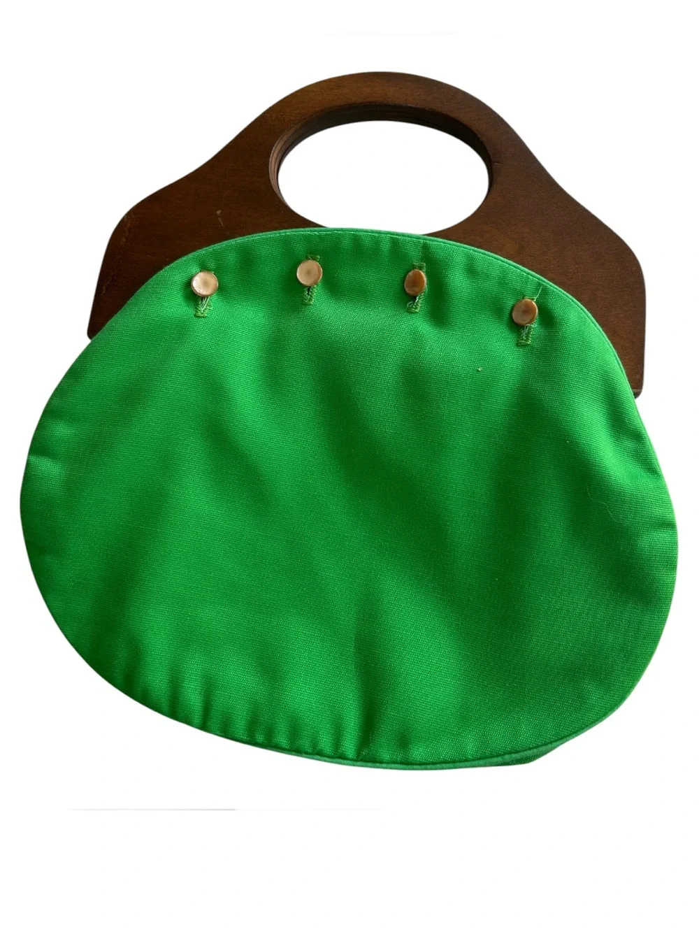 Vintage Kelly Green Bermuda Bag w Extra Cover